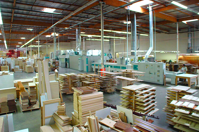 Cabinetworks Cabinets 2000 frameless cabinet operation in Norwalk, CA