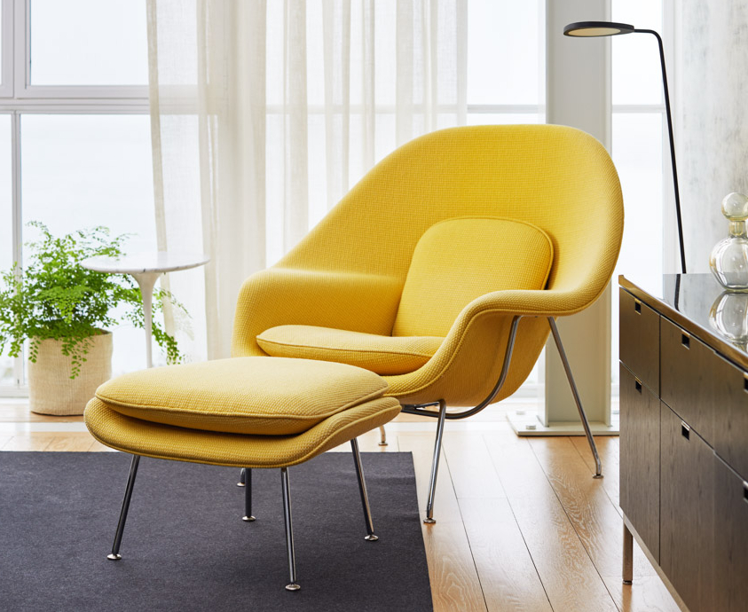 Womb chair by Knoll and architect Eero Saarinen 