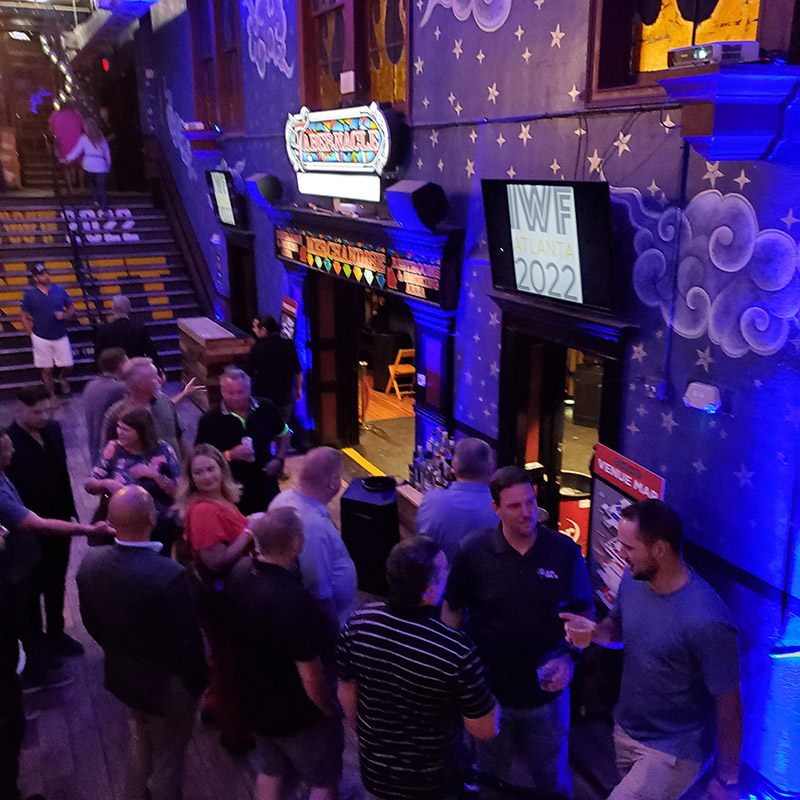 IWF Night at the Tabernacle 2022 - Crowd in Lobby